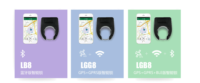 幾種不同的藍牙智能自行車鎖