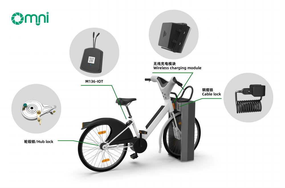 助力車+充電樁-1 單車智能鎖